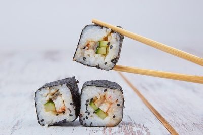 Japanese traditional food Sushi