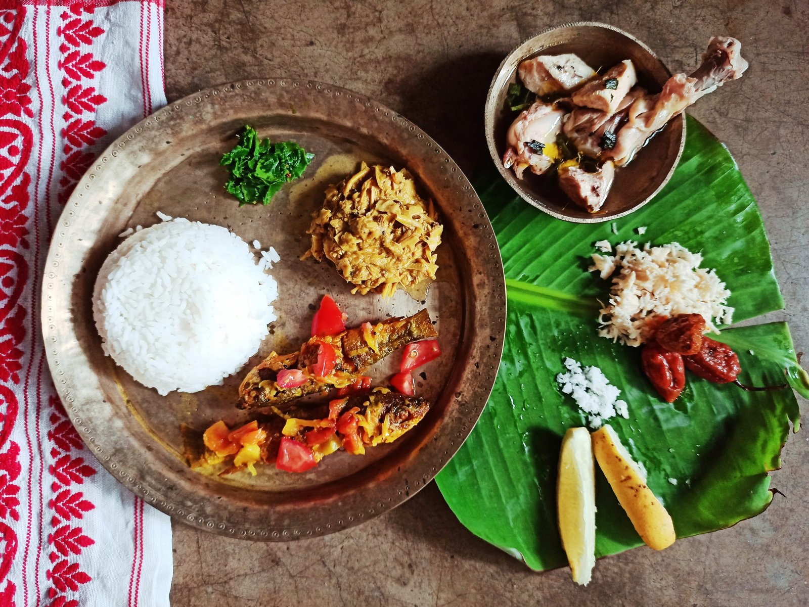 Image of Assamese food